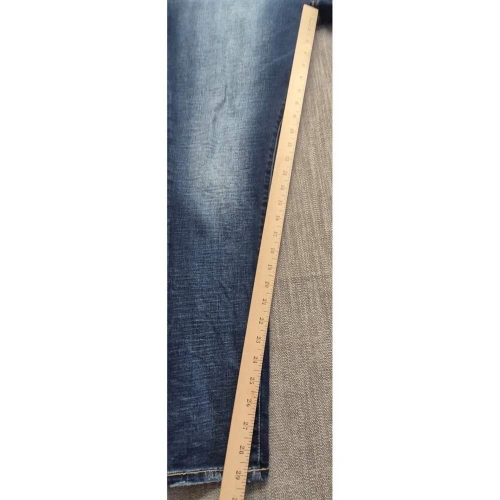 BKE Payton Jeans 38x31.5 Blue Medium Wash Universal Fit Mid Rise Skinny Stretch